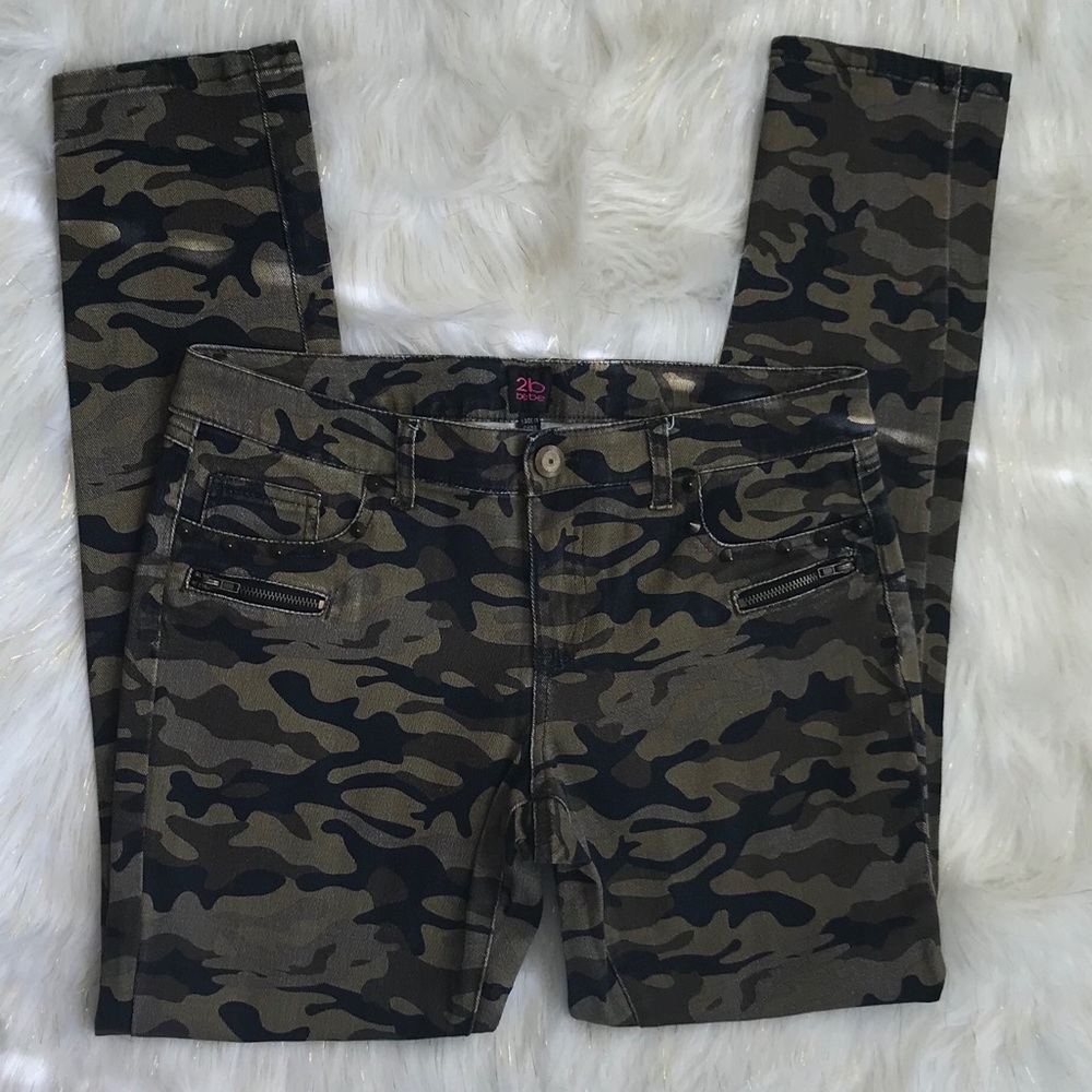 2b bebe Camo Jeans